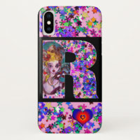 VALENTINE VENETIAN MASQUERADE MONOGRAM R LETTER