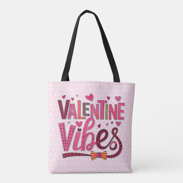 Valentine Vibes Tote Bag (Back)