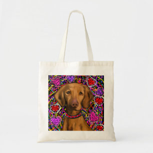 Valentine Vizsla Tote Bag