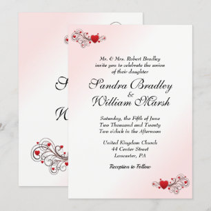 Valentine Wedding Invitation