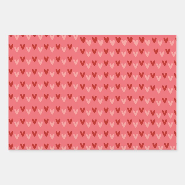 valentine wrapping paper (Front)