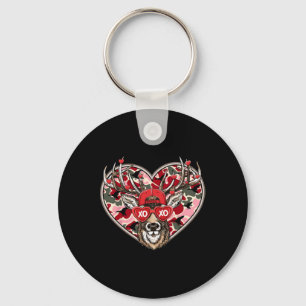 Valentine Xoxo Funny Deer Hunting Buck Men Women K Key Ring