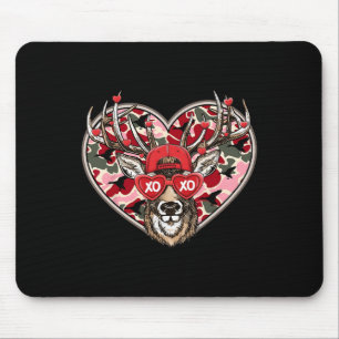 Valentine Xoxo Funny Deer Hunting Buck Men Women K Mouse Mat
