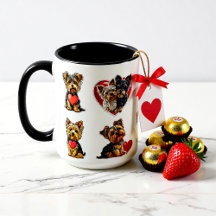 Valentine Yorkshire Terrier Dog | pet lovers |