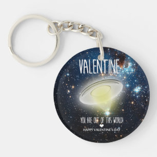 Valentine, you are out of this world! key ring