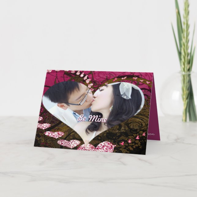 Valentine Your Photo - Holiday Card (Front)