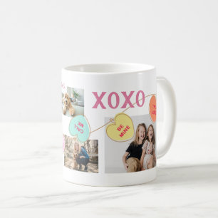 Valentines 4 Photo Collage Coffee Mug