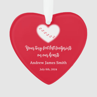 Valentine's Baby Memorial Ornament