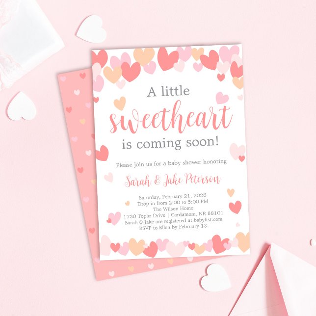 Valentine's Baby Shower Invitation (Creator Uploaded)