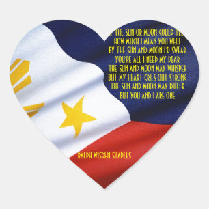 VALENTINE'S BAY POEM HEART STICKER