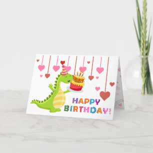Valentine's Birthday - kids, boys, ages 0-5 Thank You Card