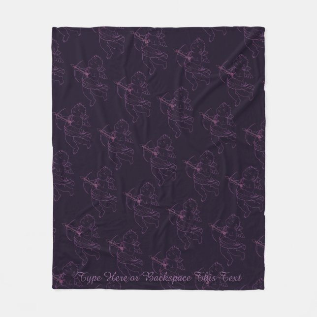 Valentines Blanket Cupid Love Custom Blankets (Front)