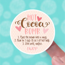 Valentines Blush Pink Hot Cocoa Bomb Instructions