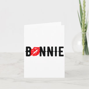 Valentines Bonnie Clyde Matching Couple Love Top 2 Card
