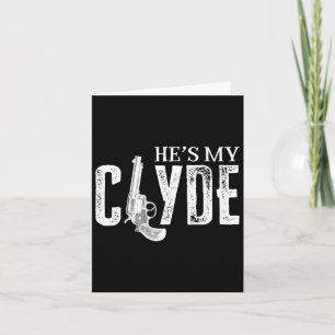 Valentines Bonnie Clyde Matching Couple Love Top Card