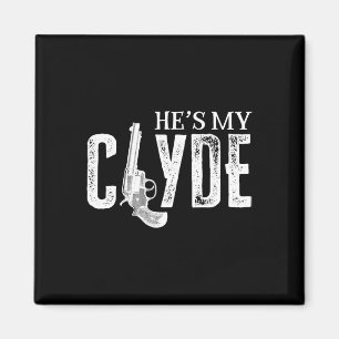 Valentines Bonnie Clyde Matching Couple Love Top Magnet