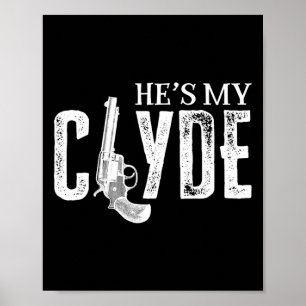 Valentines Bonnie Clyde Matching Couple Love Top Poster