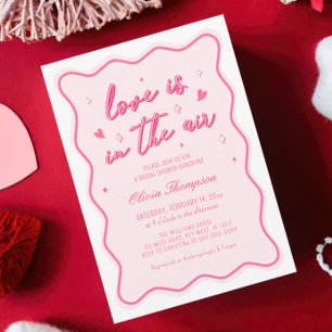 Valentines Bridal Shower Love is in the Air  Invitation