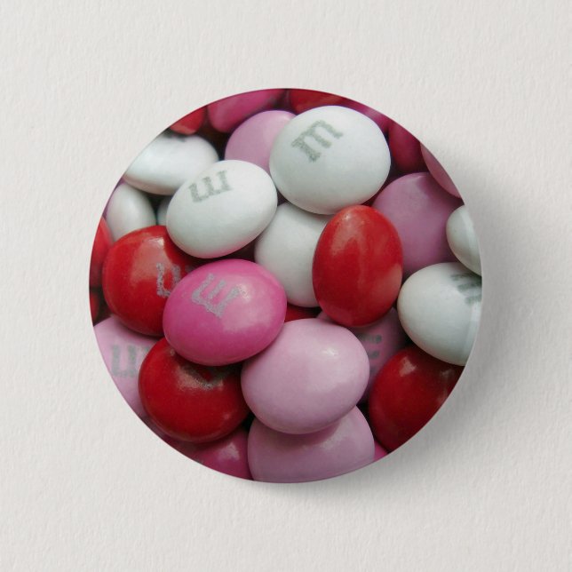 Valentine's Candy 6 Cm Round Badge (Front)