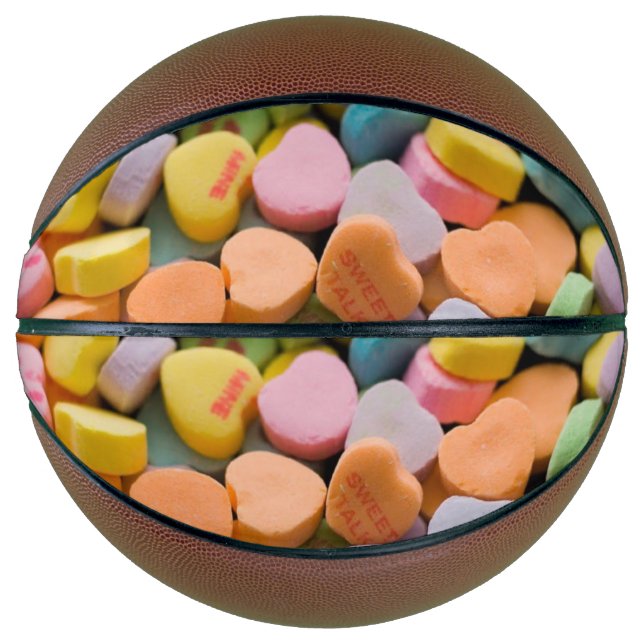 VALENTINE'S CANDY HEARTS  BASKETBALL (Front)