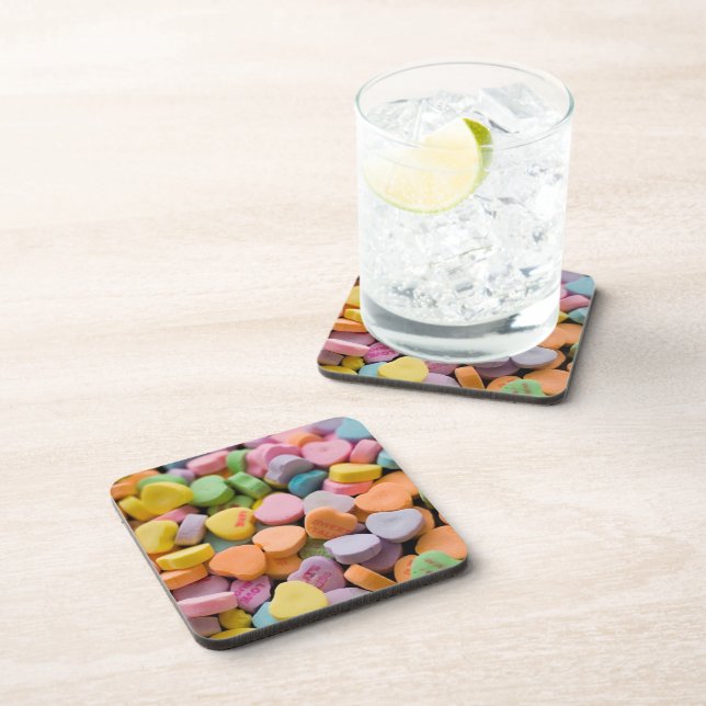VALENTINE'S CANDY HEARTS  COASTER (Right Side)