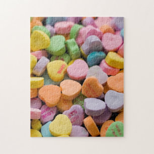VALENTINE'S CANDY HEARTS JIGSAW PUZZLE