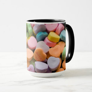 VALENTINE'S CANDY HEARTS  MUG