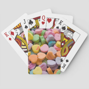 VALENTINE'S CANDY HEARTS PLAYING CARDS