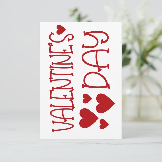 VALENTINE'S CARD (Standing Front)