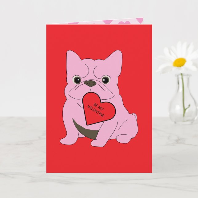 Valentines Card, Dog Card (Small Plant)