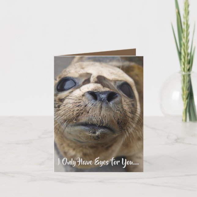 Valentine's card Eyes For You (Front)