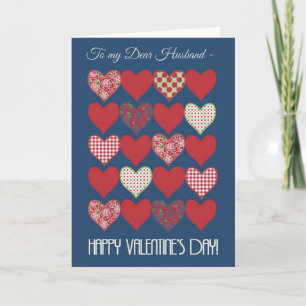 Valentine's Card for Husband, Hearts, Roses