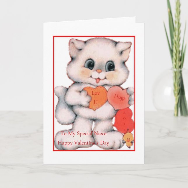 Valentine's Card For Niece (Front)