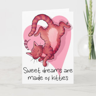 Valentines Cat Card