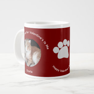 Valentine's Cat Photo Specialty Mug