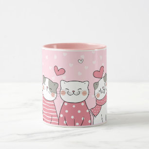 Valentine's Cats Mug