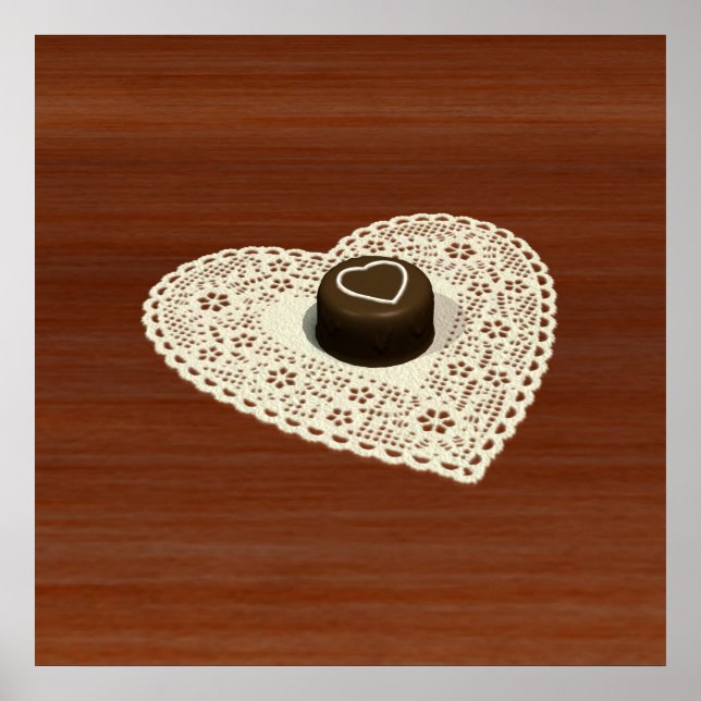 Valentines Chocolate Poster (Front)