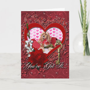 Valentines - Cocker Spaniel - Bella Holiday Card