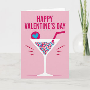 Valentines Cocktail Party Card