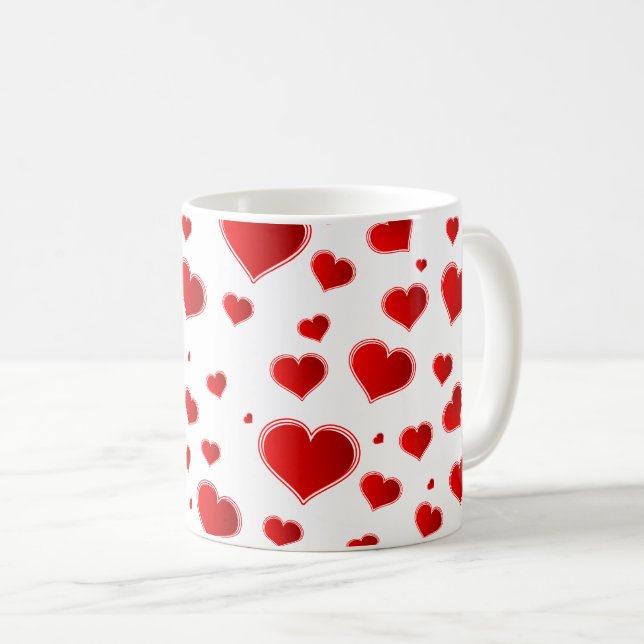 Valentine's Coffee Mug (Front Right)