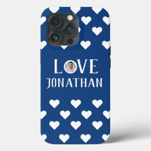 Valentines Couple Heart Custom Personalised Photo iPhone 13 Pro Case