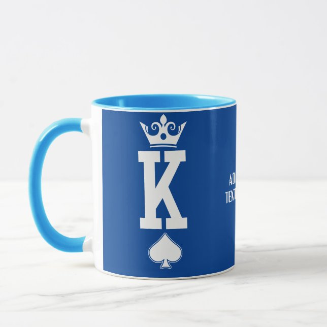 Valentines Couples Funny Valentines King Mug (Left)