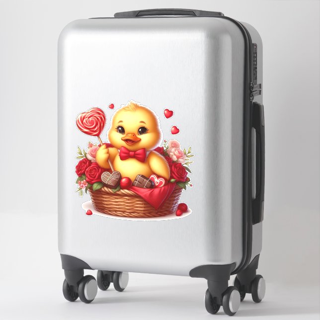 Valentine's Cute duck (Suitcase)