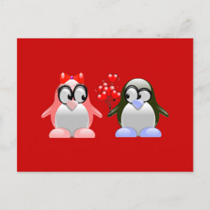 valentines cute love holiday postcard