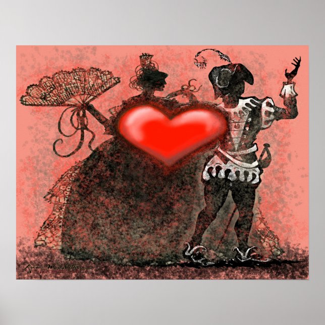 Valentine's Dancers Poster (Front)