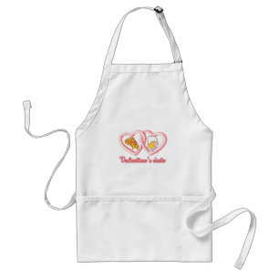 Valentine's Date Pizza Beer Standard Apron