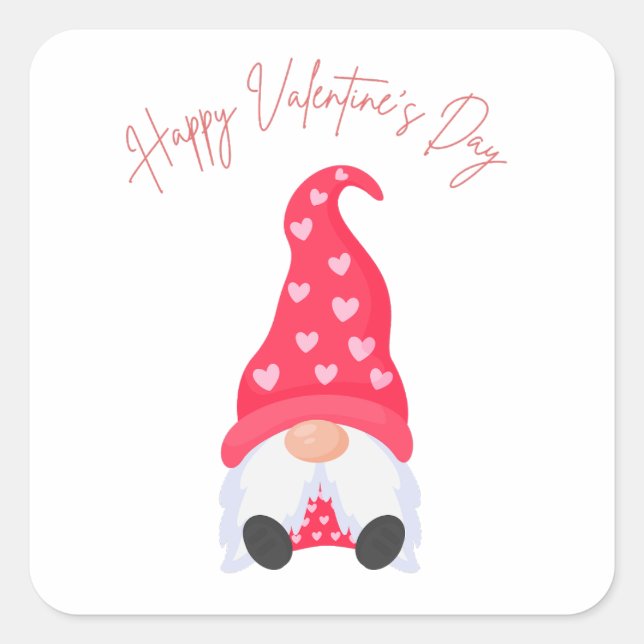 Valentine's day 2024 Ideas     Square Sticker (Front)