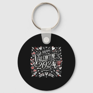 Valentine's Day 2024 Vintage Calligraphyn For Wome Key Ring