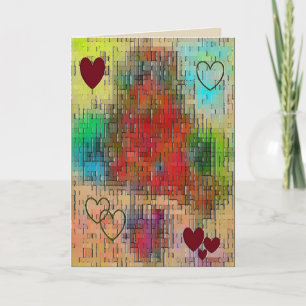 "Valentine's Day" 5 x 7 Blank Greeting Card