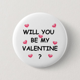 Valentine's Day 6 Cm Round Badge